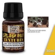 Splash Mud Textures 30ml: Dark Brown